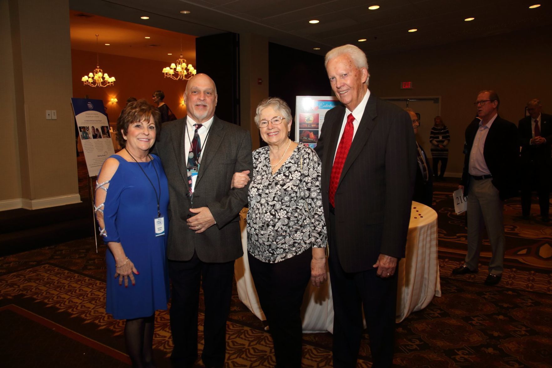 Jeannie and John Meyer, JoAnn and Bernie Schmidt